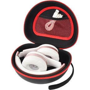 Headphone Case for TOZO HT2/ for Picun P26 / for Beats Studio Pro/for Beats Solo3 2/ for Beats Studio3 On-Ear Headphones More Foldable Bluetooth Wireless Headset (Extra Large) - Black