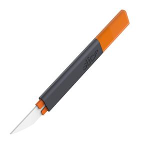 Slice 10482 Deburring Tool, Industrial Grade, Ideal for Deburring Sheet Metal Edges, Injection-Moulded Plastics, and 3D-Printed Prototypes, Never Rusts, Lasts 11x Long as Metal