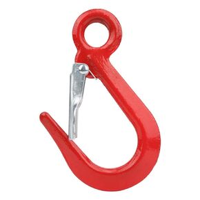 5000Lbs Lifting Hook with Latch Alloy Steel Crane Hoist Rigging Hook for onstruction Engineering and Other Industries