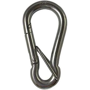 US Stainless Stainless Steel 316 Locking Spring Hook with Safety Latch 5/16" (8mm) Marine Grade