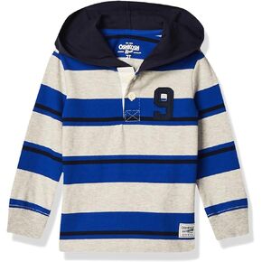 OshKosh B'Gosh Boys' Little Hooded Rugby Top
