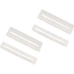 LBTODH 4PCS Guitar Fingerboard Guard Silver Guitar Fret Protector Stainless Steel Instrument Accessories for Dressing and Polishing Frets