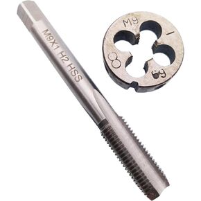 HSS M9 x 1mm Tap and M9 x 1.0mm Die Metric Thread Right Hand