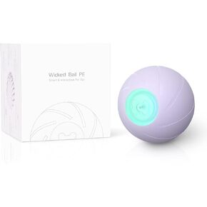 Cheerble Intelligent Interactive Dog Toy Ball with LED Lights, Wicked Ball PE, Automatic Moving Bouncing Rotating Ball, Active Rolling Ball for Medium/Large Dog