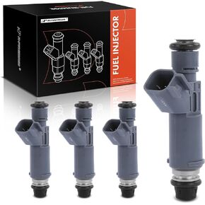 A-Premium Fuel Injectors Compatible with Chevrolet Malibu 2006-2008, HHR 2006-2007, Cobalt & Pontiac G5, G6, Solstice & Saturn Aura, Ion, Sky, Vue, 2.2L 2.4L, Set of 4, Replace# 12606110