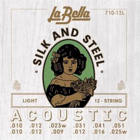 La Bella 710M Silk & Steel - Medium Acoustic Guitar String