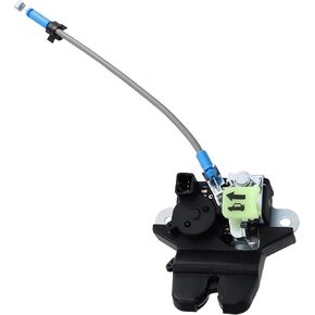 X AUTOHAUX Trunk Latch Lock Actuator 81230-C1010 for Hyundai Sonata 2015-2017 with Cable Rod Remote Trunk Tailgate Door Latch Lock Actuator Motor Rear Trunk Lid Lock Latch Actuator