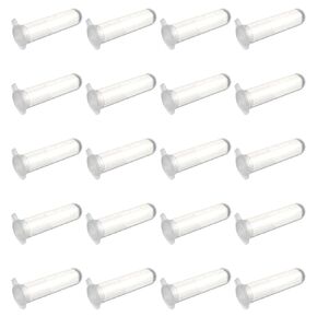 Bettomshin 300Pcs 5ml Round Bottom Centrifuge Tubes, with Snap Cap, Transparent Mini Plastic Graduated Microcentrifuge Test Tubes Storage Containers for Science Lab Plant Beads Bath Salt