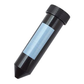 Celltreat 229433 Polypropylene Centrifuge Tube, Sterile, 50mL Volume, Re-Sealable Bag, Black (Case of 100)