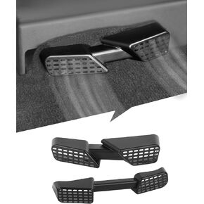JeCar Under Seat Vent Deflectors Rear AC Vent Directional Extension Fit for RAM 2010-2017