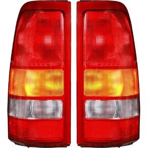 Boine Tail Light Compatible With 1999-2002 Chevy Silverado 1500 2500 3500 1999-2006 GMC Sierra 1500 2500 3500 Driver and Passenger Side Rear Light Brake Lamps