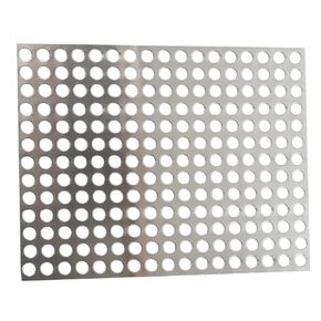 39.3"x19.3" Perforated Metal Sheets 20 Gauge Expanded Metal Mesh Aperture 0.4in 10mm (Approximately 2/5") Vertical Arrangement Perforated Stainless Steel Sheet Stainless Steel Mesh Screen