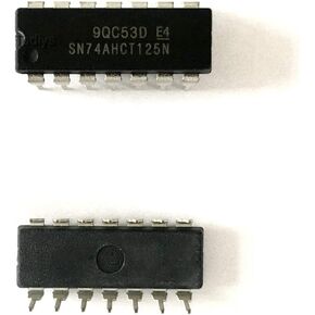 Todiys New 10Pcs for 74AHCT125 SN74AHCT125N MC74ACT125N MC74ACT125NG MM74ACT125N DIP-14 Quad Bus Buffer Gates IC SN74AHCT125