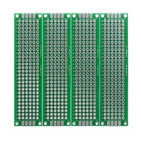 LampVPath (Pack of 2) PCB Prototype Board, Double Sided PCB Proto Board for DIY Solder Breadboard, 9cm X 15cm(3.543" X 5.906") Universal Printed Circuit Board
