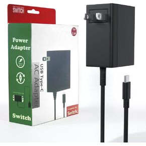 Fast USB-C Charger for Nintendo Switch - 15V 2.6A 39W Type C Adapter Fit for Nintendo Switch, Switch OLED, Switch Lite, Switch Dock and Steam Deck, Supports TV Mode and Dock Station