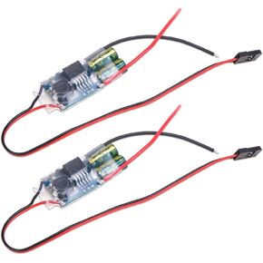 ZORZA 2Pcs UBEC 5V 5A External BEC Voltage Regulator Antijamming Switching Regulator for RC Servos 5V 2-7S Step Down UBEC Module Ideal for FPV Quadcopter Airplane
