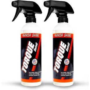 Mirror Shine - Super Gloss Wax & Sealant Hybrid Spray by Torque Detail - Superior Shine w/Professional Detailer Protection - Quickly Applies in Minutes, Each Coat Last Months - 1 Gallon Refill