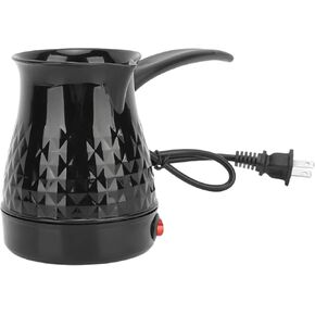 وعاء كهربائي، حتى تسخين المكونات الأمريكية 110 فولت وعاء قهوة من الفولاذ المقاوم للصدأ صغير 600 مل حماية من الحرارة الزائدة مع مقبض قابل للإزالة للمنزل in Kuwait