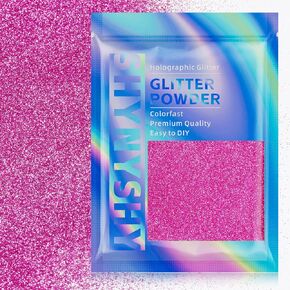 ShynyShy Glitter Powder for Resin Ultra Fine, 150g Spray Glitter for Tumblers, Makeup Face Eye Hair Body, Crafts Painting Arts, Nail Art DIY Decoration (Flash Silver)