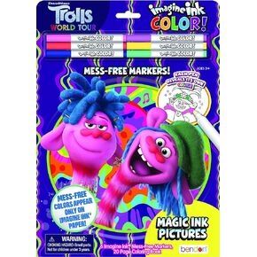 Bendon Toy Story 4 Imagine Ink Color Pad, Includes 6 Markers Multicolor, 45408