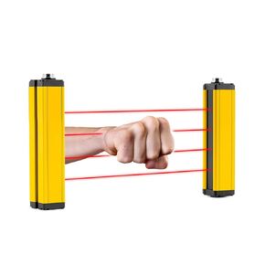 Antstone Safety Light Curtain Sensors Safety Light Grating Security Protection Device 40mm Beam Pitch(4 Beams)