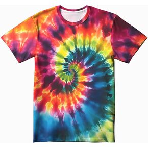 Acoweno 3D Graphic T Shirts for Boys Girls Kids, Casual Crewneck Short Sleeve Tops Tees for Teens 6-16 Years