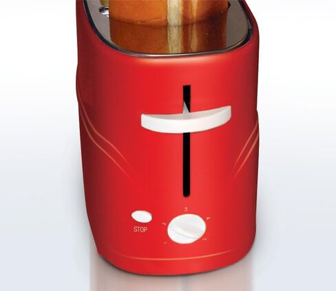 Nostalgia Coca-Cola Hot Dog Toaster - 2 Slot Bun Mini Tongs - Works with Chicken, Turkey, Veggie Links, Sausages and Brats - Coke Red in Saudi Arabia