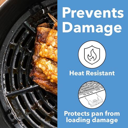 Impresa - Silicone Air Fryer Rubber Bumpers - 8 Pack - Protective Feet for Vortex, Cosori, and Other Compatible Brands - Prevents Tray and Basket Damage - Replacement Parts in Saudi Arabia