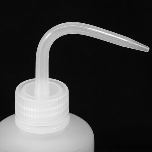 زجاجات ضغط POPETPOP للسوائل: زجاجات غسيل المعمل سعة 250 مل، زجاجة مياه بلاستيكية مع طرف فوهة وملصقات مقياس، زجاجة ضغط فارغة للمختبرات، 30 قطعة in Kuwait