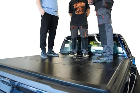 Lotyjonkk Hard Tri-Fold Truck Bed Tonneau Cover Compatible with 2005-2024 Nissan Frontier 5FT/ 5' (60") Bed (NOT for México) HD079 in Saudi Arabia
