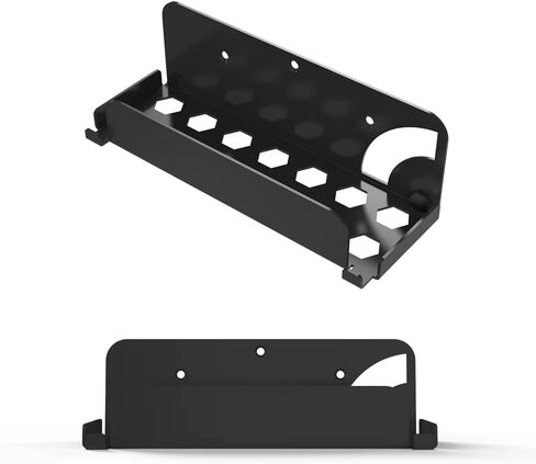 JOYTORN Switch Wall Mount Stand for Nintendo Switch OLED Model/Switch 2017, Switch Console Shelf Near or Behind TV with Sturdy Metal-Black in Kuwait