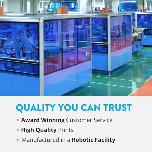 ورق ملصقات الصور النافثة للحبر اللامع من منتجات LD (8.5 × 11) حزمة كبيرة من 100 ورقة - دقة عالية متوافقة مع جميع موديلات طابعة الصور النافثة للحبر ذات الورقة الكاملة in Kuwait