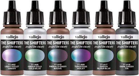 Vallejo 77.092 The Shifters Galaxy Dust، أسود، أخضر، فضي، فيروزي، أكريليك in Kuwait