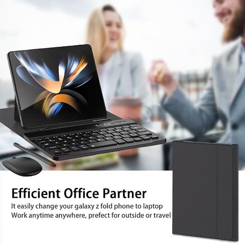 4-in-1 Mini Wireless Keyboard Case for Galaxy Z Fold 8/Fold8 Ultra/7/6/5 in Kuwait