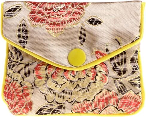 JJLFresheners Red Jewelry Storage Bags Silk Silk Bag Silk Pouch Chinese Tradition Pouch Purse Gifts Jewels Organizer Jewelry Accessories in Saudi Arabia