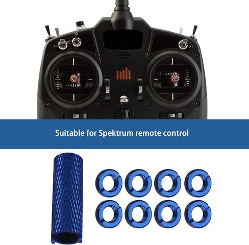 Mxfans 1.02cm Dia Remote Control Switch Blue Color Nut Replacement Parts Pack of 8 in Saudi Arabia