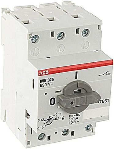 ABB MS325-12.5 Manual Motor Starter, 12.5 Rated Amps, 9.0-12.5 Amps Range in Saudi Arabia