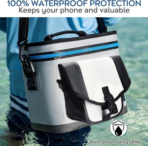 حقيبة جافة مقاومة للماء من WEIGUZC - حقيبة ظهر تكتيكية مقاومة للماء، متوافقة مع مبردات YETI الناعمة وحقائب الظهر وحقائب اليد - حقيبة صغيرة لملحقات YETI Hopper & Cooler، حقيبة YETI Sidekick الجافة in Kuwait
