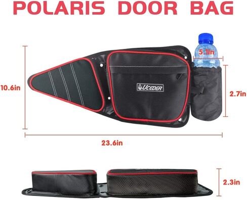 RZR Side Door Bags-Heavy Duty 1680D Nylon Door Bags for Polaris RZR XP 1000 900XC S900 Passenger and Driver Side Storage Bag with Knee Protection (Camouflage) in Saudi Arabia