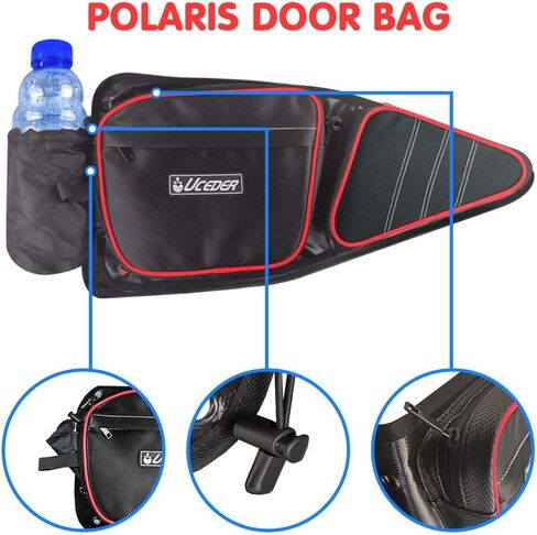 RZR Side Door Bags-Heavy Duty 1680D Nylon Door Bags for Polaris RZR XP 1000 900XC S900 Passenger and Driver Side Storage Bag with Knee Protection (Camouflage) in Saudi Arabia