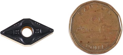 Accusize الأدوات الصناعية كربيد طلاء Cvd Dnmg432، 10 قطع/صندوق، أسود/أصفر، 2206-1028 in Saudi Arabia