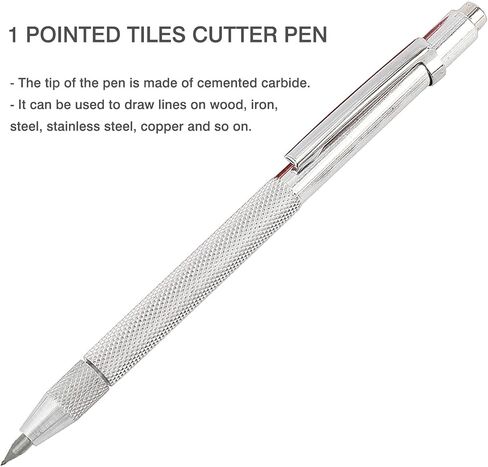 مجموعة أدوات إزالة الأزيز - 20 قطعة شفرات HSS مع مقبض دوار وقلم قطع بلاط مدبب لإزالة نتوءات المعدن والفولاذ والألومنيوم والبلاستيك والخشب والألواح الليفية in Kuwait