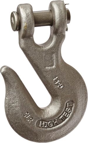 Indusco 47400081 خطاف إمساك من الفولاذ المطروق بدرجة 40 درجة اختبار عالية، ذاتي اللون، تجارة 5/8 بوصة، حد حمل العمل 12750 رطلًا in Kuwait