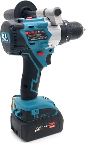 توفر المطرقة/المثقاب/المحرك اللاسلكي 20 فولت من Vikky 3 اختلافات في السرعة، مدعومة بمحرك بدون فرش ولقمة مثقاب مثبتة في مكانها بواسطة ظرف سقاطة عالي التحمل مقاس 1/2 بوصة in Kuwait