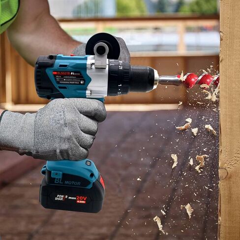 توفر المطرقة/المثقاب/المحرك اللاسلكي 20 فولت من Vikky 3 اختلافات في السرعة، مدعومة بمحرك بدون فرش ولقمة مثقاب مثبتة في مكانها بواسطة ظرف سقاطة عالي التحمل مقاس 1/2 بوصة in Kuwait