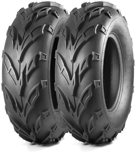 MaxAuto 22x7-11 Sport ATV Tires 22x7x11 Quad Tires Compatible with Honda Recon 250 Suzuki Ozark 250,6 PR Tubeless All Terrain UTV Tires, 2 Pack in Kuwait