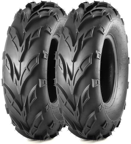 MaxAuto 22x7-11 Sport ATV Tires 22x7x11 Quad Tires Compatible with Honda Recon 250 Suzuki Ozark 250,6 PR Tubeless All Terrain UTV Tires, 2 Pack in Kuwait