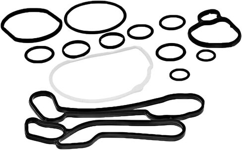Saihisday Engine Oil Cooler Gasket Seal Repair Kit Replacement for Chevrolet Aveo Cruze Sonic Pontiac G3 Saturn Astra 1.6L & 1.8L Replaces #55354071, 55353321, 55353319 in Saudi Arabia