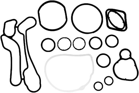 Saihisday Engine Oil Cooler Gasket Seal Repair Kit Replacement for Chevrolet Aveo Cruze Sonic Pontiac G3 Saturn Astra 1.6L & 1.8L Replaces #55354071, 55353321, 55353319 in Saudi Arabia