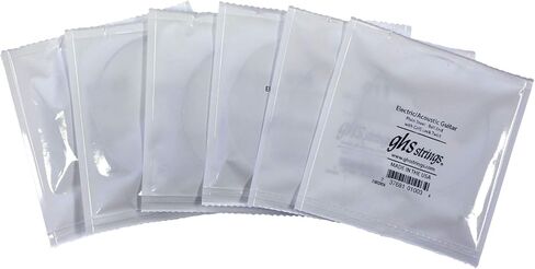 سلاسل GHS BB40M برونزية ساطعة، 80/20 من سبائك النحاس والزنك، أوتار جيتار صوتي، متوسط ​​(.013-.056) in Kuwait